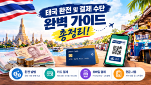 태국 환전 및 결제 수단 완벽 가이드
